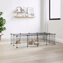 klatka-dla-zwierzat-z-bramka-20-paneli-czarna-35x35-cm-stal-lumarko