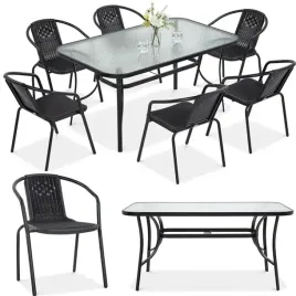 zestaw-mebli-jadalnianych-ogrodowych-simple-stol-150x90cm-6xkrzeslo-grafit