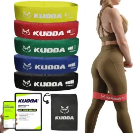 zestaw-5-mini-gumy-materialowe-do-cwiczen-hip-band-fitness-wysoka-jakosc