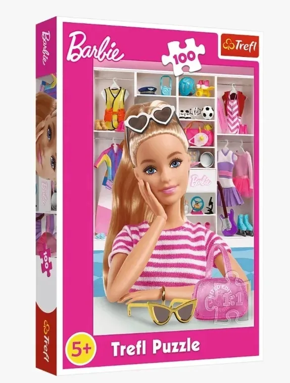 puzzle-100-poznaj-barbie-trefl-stan-nowy