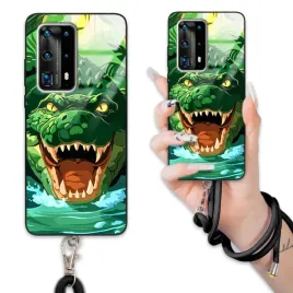 etui-do-huawei-p40-pro-plus-case-premium-czarna-smycz-polysk-smieszne-wz