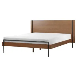 lozko-160-x-200-cm-ciemne-drewno-libermont