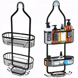 polka-lazienkowa-wiszaca-pod-prysznic-prysznicowa-czarna-podwojna-odporna