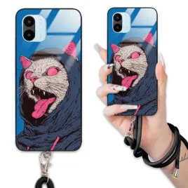 etui-do-xiaomi-redmi-a2-case-premium-czarna-smycz-polysk-smieszne-wzory