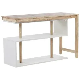 rozkladane-biurko-z-regalem-120-x-45-cm-jasne-drewno-i-bialy-chandler