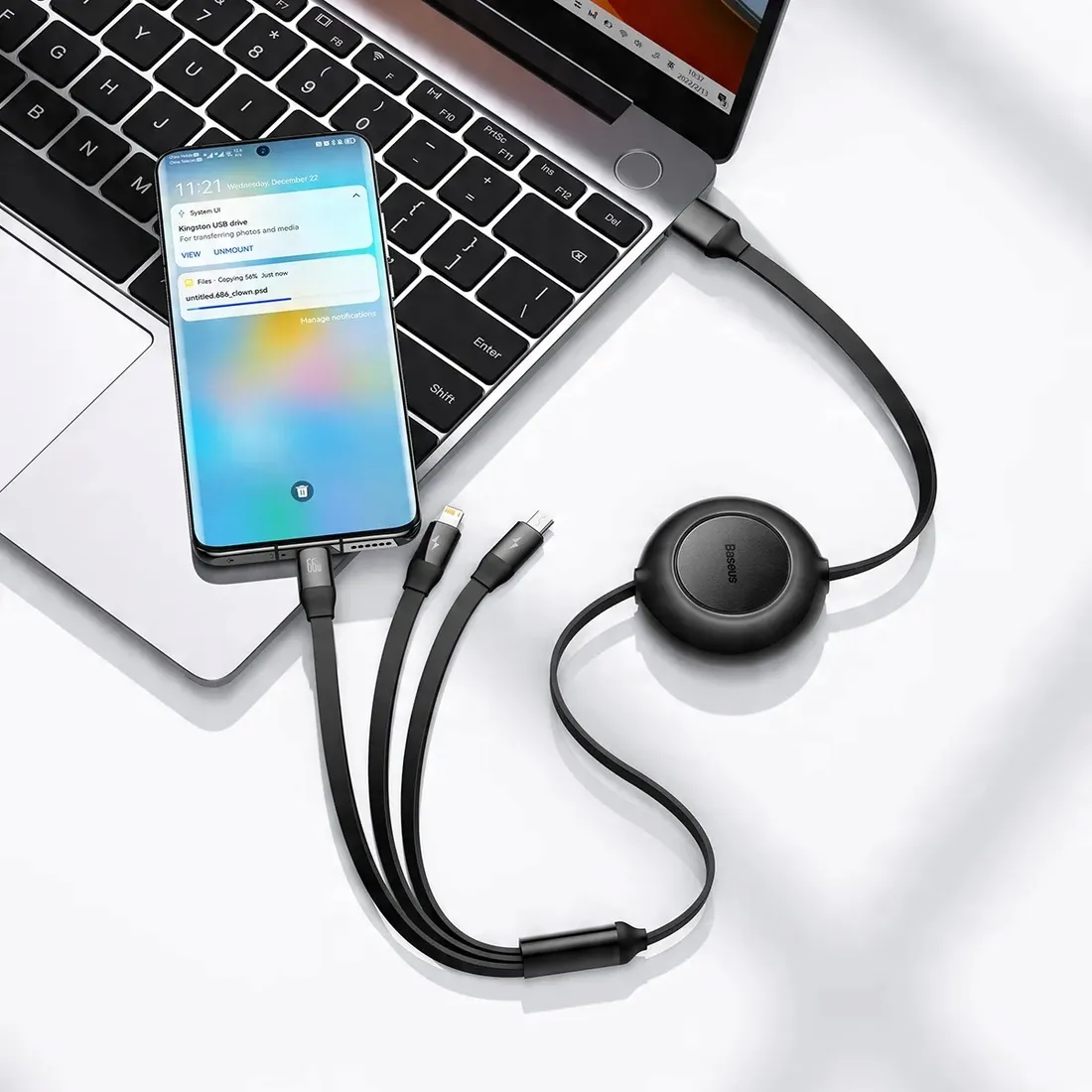 kabel-usb-3w1-baseus-bright-mirror-3-usb-c-66w-stan-nowy