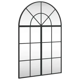vidaxl-lustro-scienne-czarne-60x90-cm-zakonczone-lukiem-zelazo