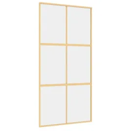 vidaxl-drzwi-przesuwne-zlote-1025x205-cm-przezroczyste-szklo-esg