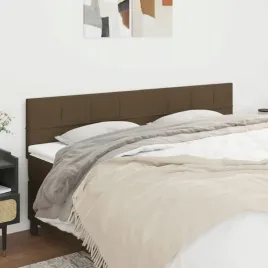 zaglowki-do-lozka-2-szt-ciemnobrazowy-100x5x78-88cm-tkanina-lumarko