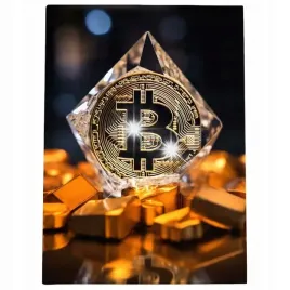 obraz-100x70-bitcoin-kryptowaluty-diament-krysztal