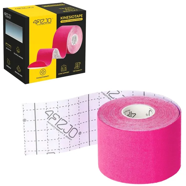 TAŚMA KINESIO TEJP KINEZJOLOGICZNA PLASTRY WODOODPORNE HIPOALERGICZNE TAPE