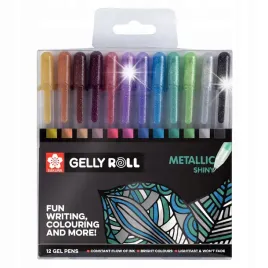 pisaki-zelowe-metaliczne-gelly-roll-sakura-pioro-artystyczne-brokat-12szt