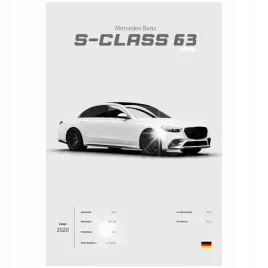 plakat-90x60-samochod-sportowy-mercedes-amg-s63-mlodziezowy-dla-mechanika