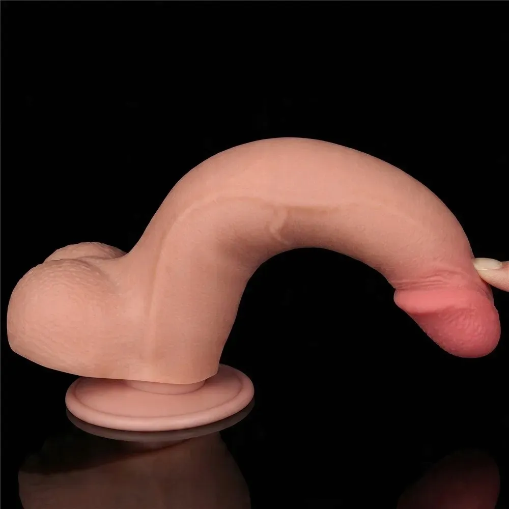 dildo-8-5-sliding-skin-dual-layer-dong-stan-nowy