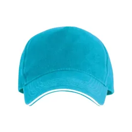 czapka-z-daszkiem-pieciopanelowa-bawelniana-unisex-turkus