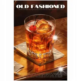plakat-90x60-old-fashioned-przepis-na-drink-koktajl-do-baru-restauracji