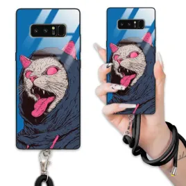 etui-do-samsung-note-8-case-premium-czarna-smycz-polysk-smieszne-wzory