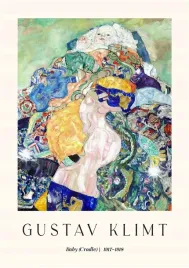 plakat-841x594-a1-gustav-klimt-dziecko-malarz-reprodukcja-boho-20-wzorow