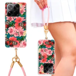 etui-do-xiaomi-redmi-note-14-5g-case-rozowa-smycz-na-nadgarstek-kobiece