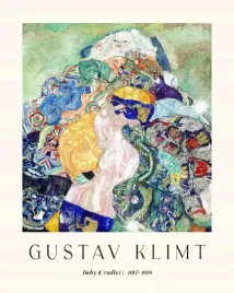 plakat-50x40-gustaw-klimt-dziecko-noworodek-art-reprodukcja-boho-20-wzorow