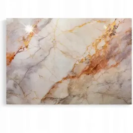 obraz-120x80-marmur-abstrakcyjny-pomaranczowy-srebrny-zloty-nowoczesny
