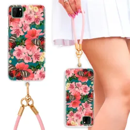 etui-do-xiaomi-redmi-9-premium-rozowa-smycz-na-nadgarstek-kobiece-modne