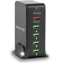 ladowarka-sieciowa-feegar-charger-tower-86w-6xusb