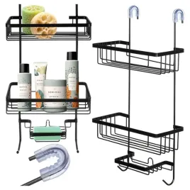 polka-lazienkowa-wiszaca-polka-pod-prysznic-wiszaca-haczyki-wieszak-loft