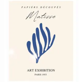 plakat-50x40-henri-matisse-abstrakcja-boho-sztuka-nowoczesny-bezowy-artysta