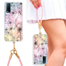 etui-do-xiaomi-poco-c3-premium-rozowa-smycz-na-nadgarstek-kobiece-modne