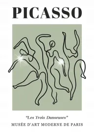 plakat-70x50-picasso-line-art-nowoczesny-linie-minimalizm-vintage-taniec