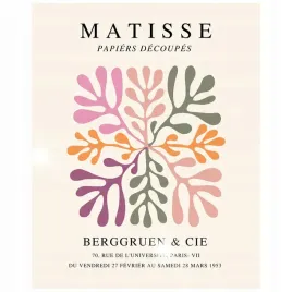 plakat-50x40-henri-matisse-abstrakcja-boho-sztuka-nowoczesny-bezowy-artysta