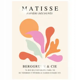 plakat-70x50-henri-matisse-abstrakcja-boho-sztuka-nowoczesny-bezowy-artysta