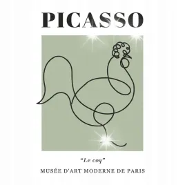 plakat-80x60-picasso-line-art-nowoczesny-linie-minimalizm-minimalistyczny