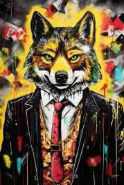 plakat-90x60-motywacyjny-bogata-swinka-graffiti-pieniadze-pop-art