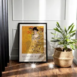plakat-70x50-gustav-klimt-portret-kobiety-mozaika-reprodukcja-boho-20-wzory