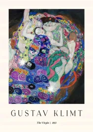 plakat-594x42-a2-gustav-klimt-dziewica-kobieta-reprodukcja-boho-20-wzorow