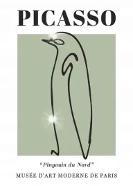 plakat-70x50-picasso-line-art-nowoczesny-linie-minimalizm-vintage-pingwin