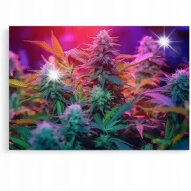 obraz-90x60-marihuana-ziolo-konopie-cannabis-3d