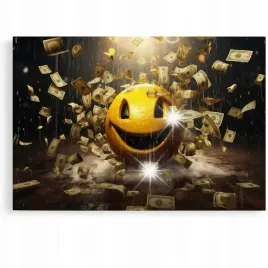 obraz-90x60-motywacyjny-emoji-pieniadze-ekonomia