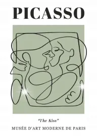 plakat-70x50-picasso-line-art-nowoczesny-linie-minimalizm-vintage-pocalunek