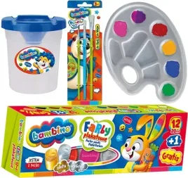 wyprawka-szkolna-bambino-6w1-farby-3-pedzle-kubek-paletka-do-malowania