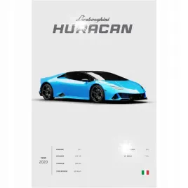 plakat-90x60-samochod-sportowy-lamborghini-huracan-mlodziezowy-mechanika
