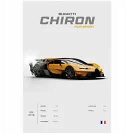 plakat-90x60-samochod-sportowy-bugatti-chiron-mlodziezowy-dla-mechanika