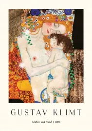 plakat-841x594-a1-gustav-klimt-matka-dziecko-reprodukcja-boho-20-wzorow