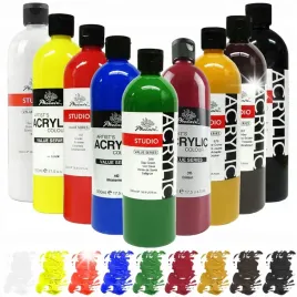 zestaw-9-kolorow-farb-akrylowych-value-series-phoenix-w-butelce-9x500ml