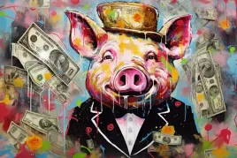 plakat-90x60-motywacja-pop-art-abstrakcja-graffiti-swinka-pieniadze