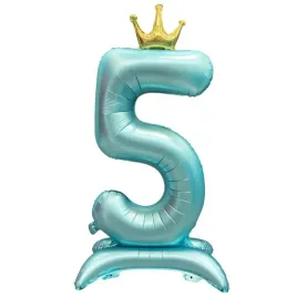 balon-foliowy-cyfra-5-niebieski-stojacy-z-korona-urodziny-100-cm