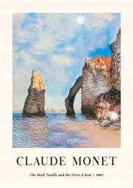 plakat-841x594-a1-claude-monet-skaly-plaza-woda-klif-sztuka-boho-30-wzoro
