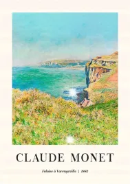 plakat-594x42-a2-claude-monet-fjord-klif-morze-art-sztuka-boho-30-wzorow